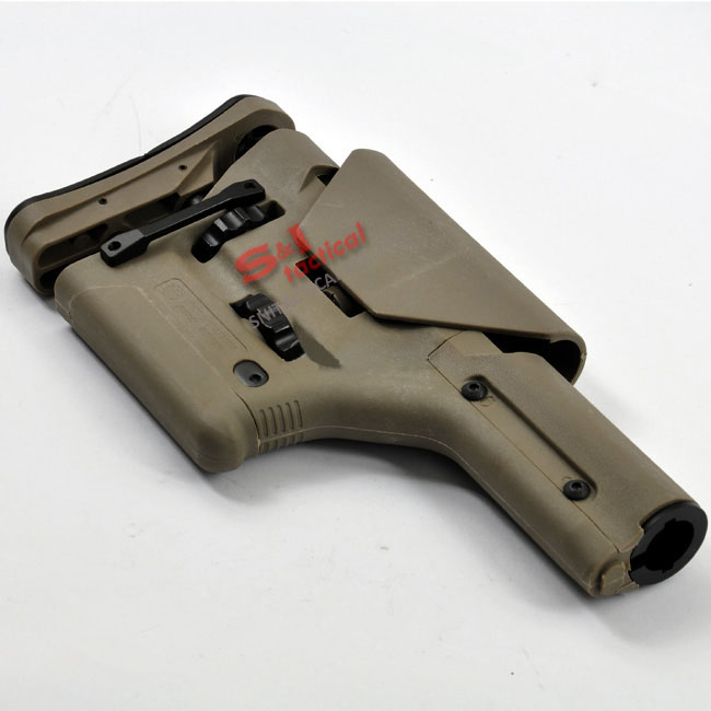 MP PTS PRS Carbine Stock for M4/M16 Series AEG (TAN) Stand fit